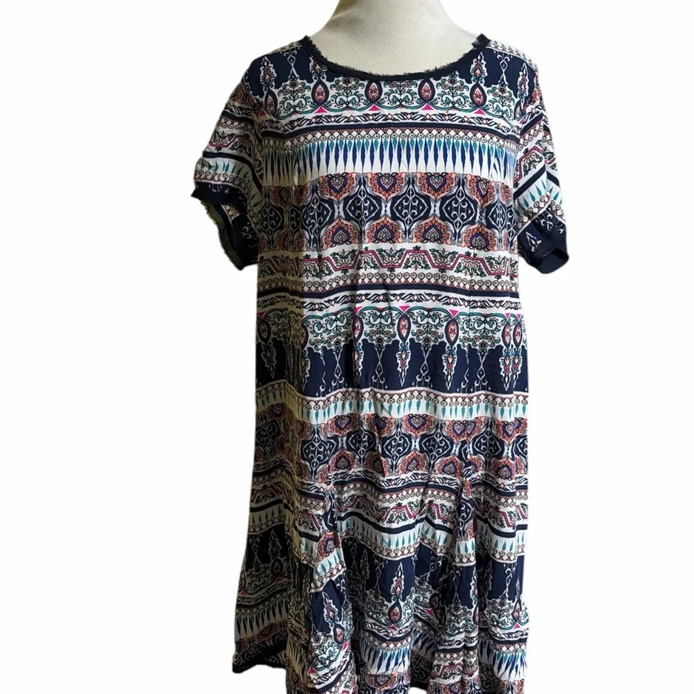 Torrid Bohemian Fringe Kimono Cardigan with matching dress